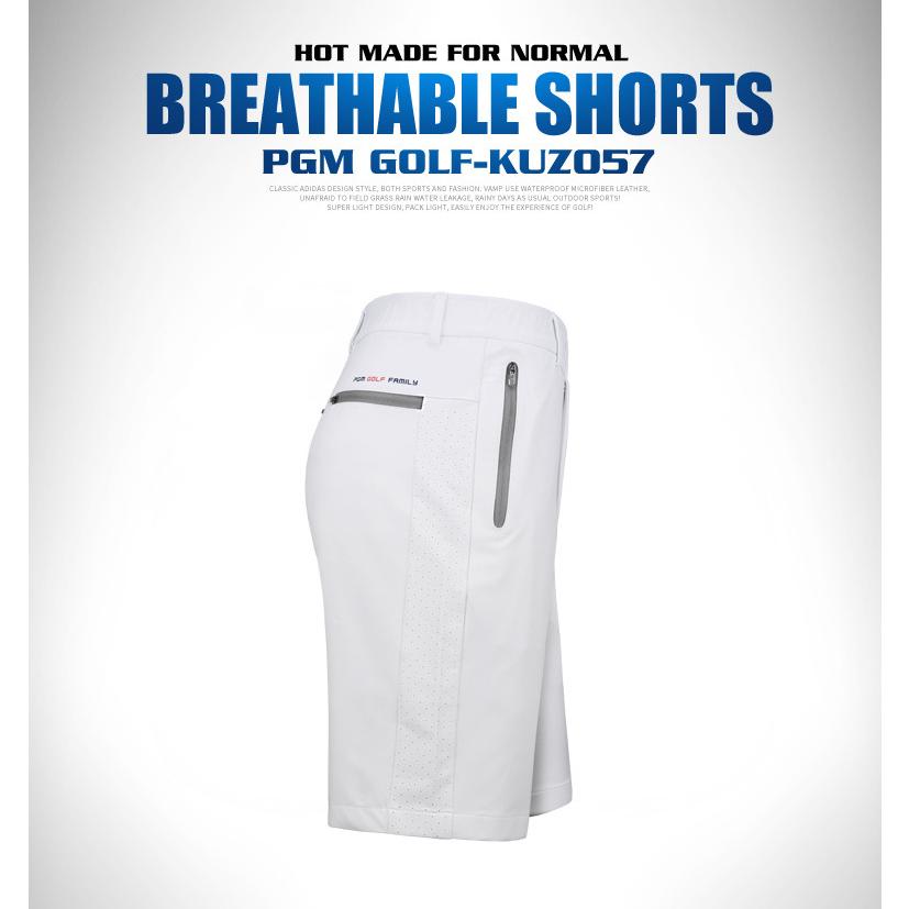 PGM 夏用　メンズ　ゴルフウエア　スポーツボトムス　ズボン　ゴルフパンツ　ショートパンツ　ハーフパンツ　短パン　通気　弾力　チャックポケット　シンプル |  | 02