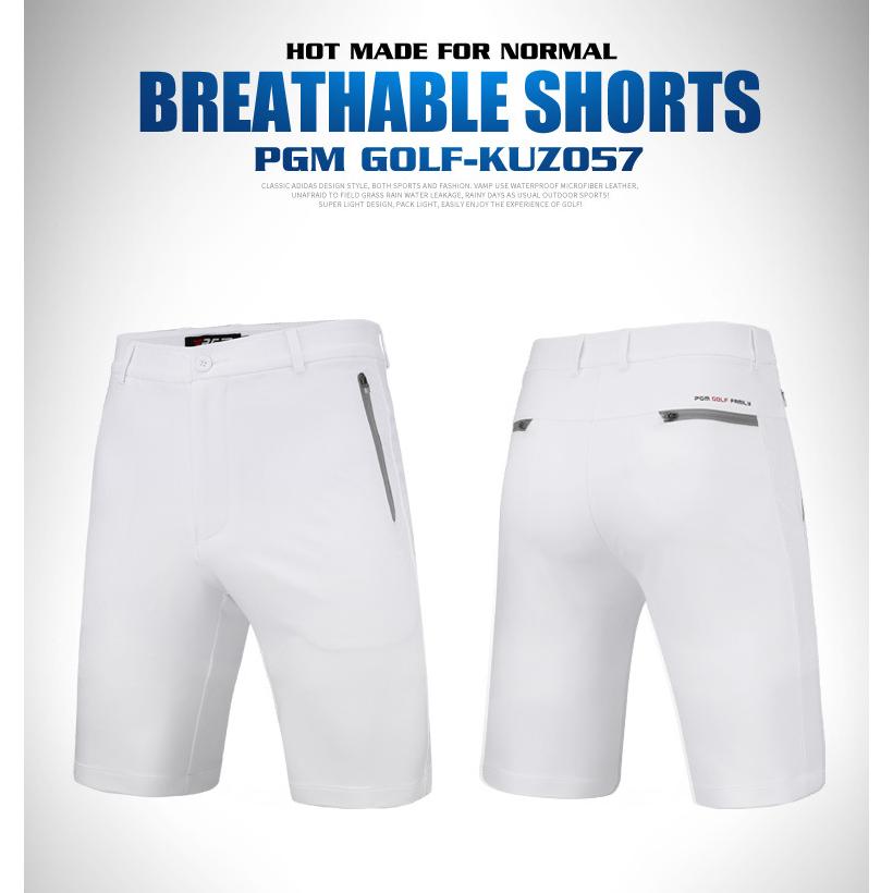 PGM 夏用　メンズ　ゴルフウエア　スポーツボトムス　ズボン　ゴルフパンツ　ショートパンツ　ハーフパンツ　短パン　通気　弾力　チャックポケット　シンプル |  | 03