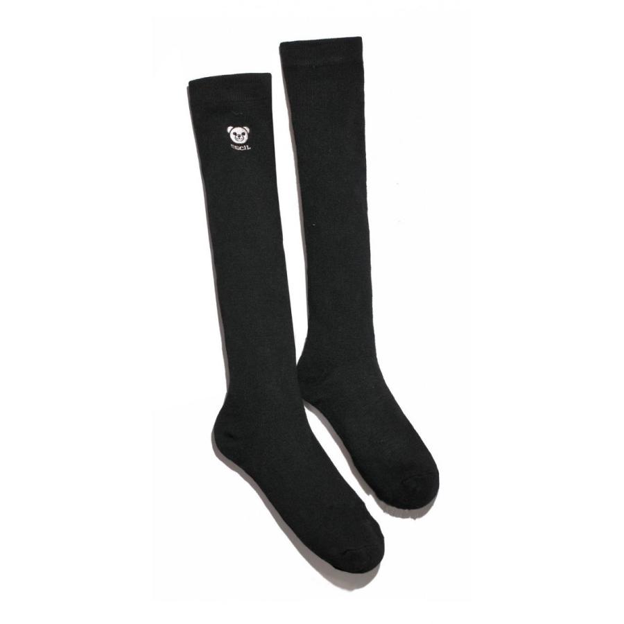 CECIL McBEE　セシルマクビー　セシルベア ロゴ入り　ハイソ　冬防寒グッズ　靴下　ハイソ | CECIL McBEE