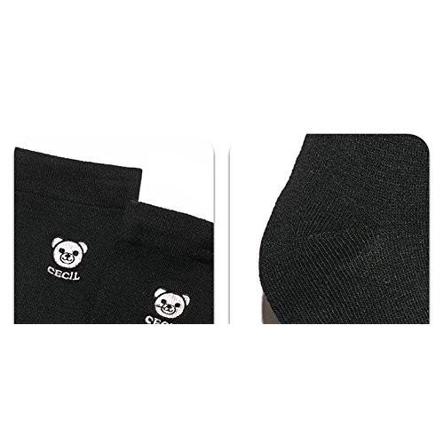 CECIL McBEE　セシルマクビー　セシルベア ロゴ入り　ハイソ　冬防寒グッズ　靴下　ハイソ | CECIL McBEE | 01