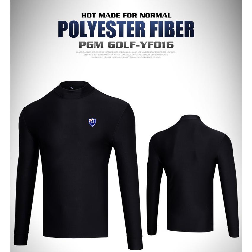 PGM 秋冬用　ゴルフウェア　メンズウェア　長袖　アンダーシャツ　インナーシャツ　タートルネック　裏起毛　高弾力性　保温　あたたかい　かるい |  | 03