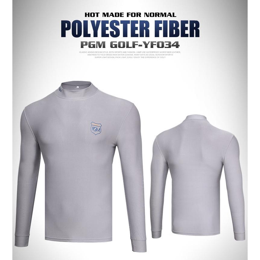 PGM 秋冬用　ゴルフウェア　メンズウェア　長袖　アンダーシャツ　インナーシャツ　タートルネック　弾力性　保温 |  | 03