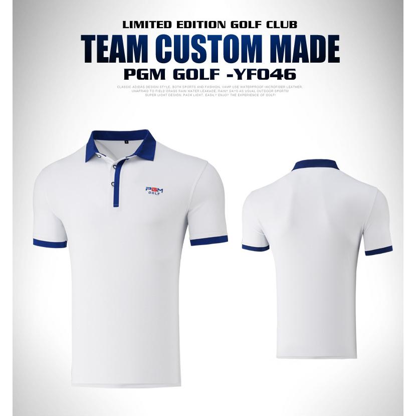 PGM 夏用 メンズウェア　ゴルフメンズウェア　半袖ポロシャツ　試合着　弾力性　速乾性　吸汗　弾力　通気性　しわになりにくい　シンプル　2色ミックス |  | 01