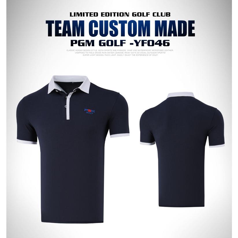 PGM 夏用 メンズウェア　ゴルフメンズウェア　半袖ポロシャツ　試合着　弾力性　速乾性　吸汗　弾力　通気性　しわになりにくい　シンプル　2色ミックス |  | 02