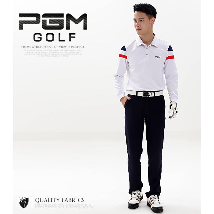 PGM 新作 秋冬用　紳士　ゴルフメンズウェア メンズウェア　スポーツウェア　長袖　ポロシャツ　試合用　動きやすい　吸汗　 |  | 01