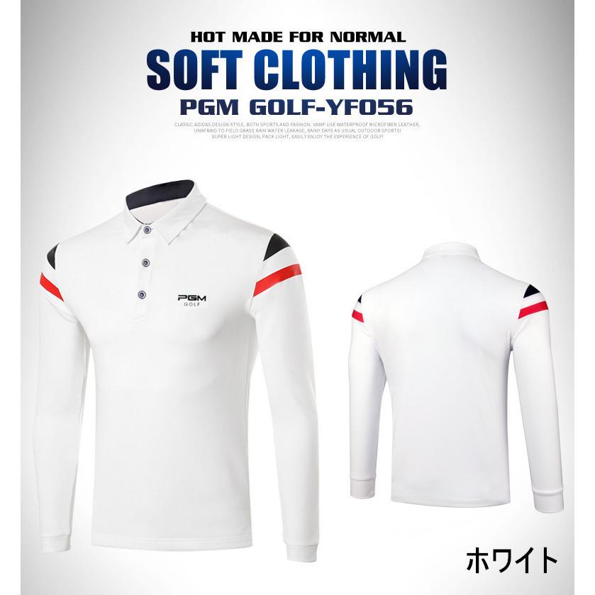 PGM 新作 秋冬用　紳士　ゴルフメンズウェア メンズウェア　スポーツウェア　長袖　ポロシャツ　試合用　動きやすい　吸汗　 |  | 09
