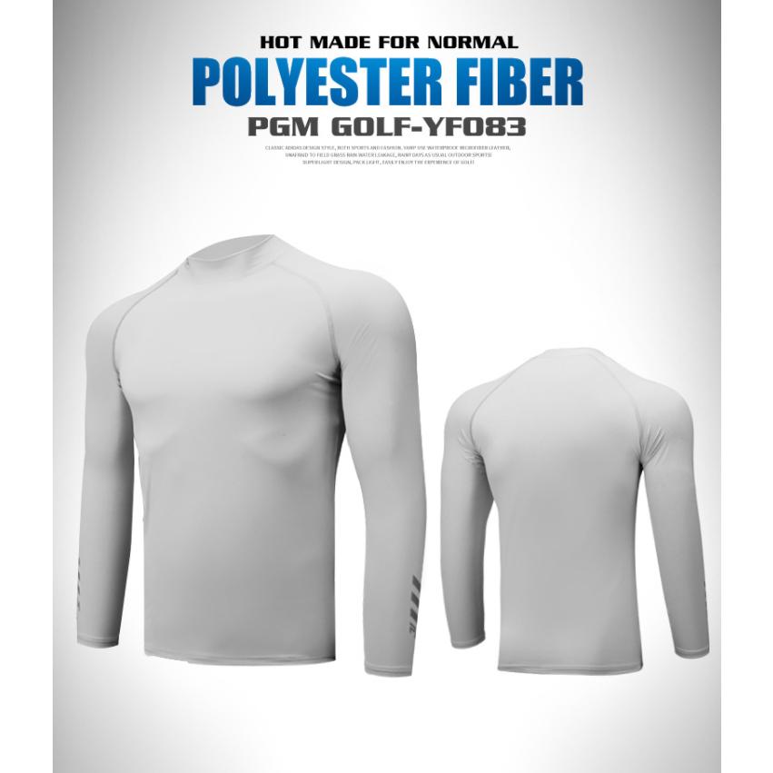 PGM 夏用　ゴルフウェア　メンズウェア　長袖　アンダーシャツ　インナーシャツ　タートルネック　弾力性　通気性　吸汗性　ひんやり感　UVカット |  | 03