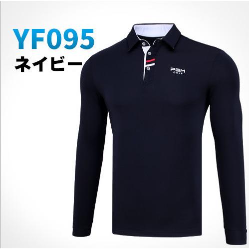 PGM 秋冬用　紳士　ゴルフメンズウェア メンズウェア　スポーツウェア　長袖　Tシャツ　試合用　練習用　動きやすい　吸汗　保温　 |  | 03