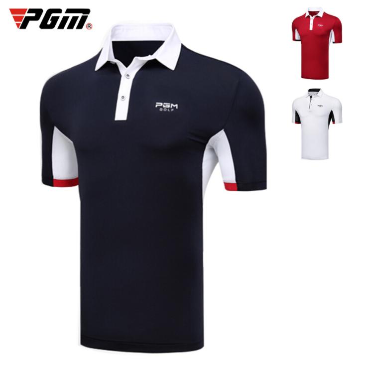 PGM 夏用 メンズウェア　ゴルフメンズウェア　　半袖シャツ 　半袖ポロシャツ　 カジュアル　速乾性　吸汗　弾力性　通気性　軽量　薄い　おしゃれ |  | 01