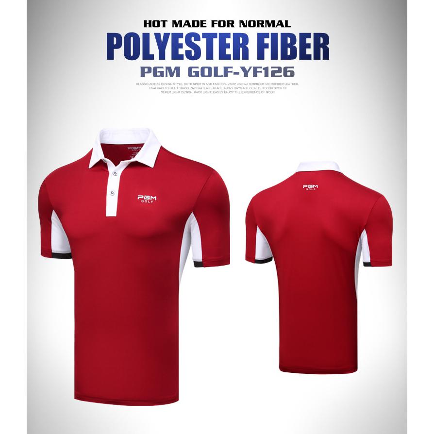 PGM 夏用 メンズウェア　ゴルフメンズウェア　　半袖シャツ 　半袖ポロシャツ　 カジュアル　速乾性　吸汗　弾力性　通気性　軽量　薄い　おしゃれ |  | 10