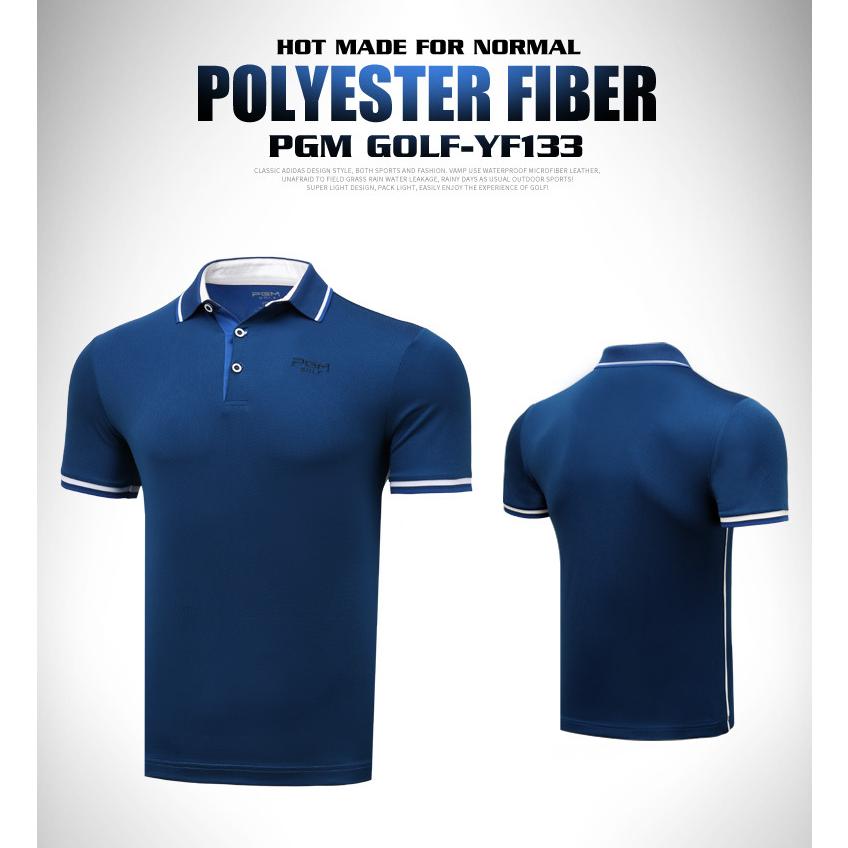 PGM 夏用 メンズウェア　ゴルフメンズウェア　半袖Tシャツ　ポロシャツ　 試合着　ユニフォーム　速乾性　吸汗　通気性　弾力性　シンプル カジュアル |  | 03