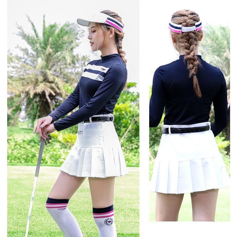 PGM 秋冬用　ゴルフウェア　レディース　スポーツウェア　長袖　インナーシャツ　アンダーシャツ　高弾力性　通気性　吸汗速乾　二色ミックス　シンプル |  | 06