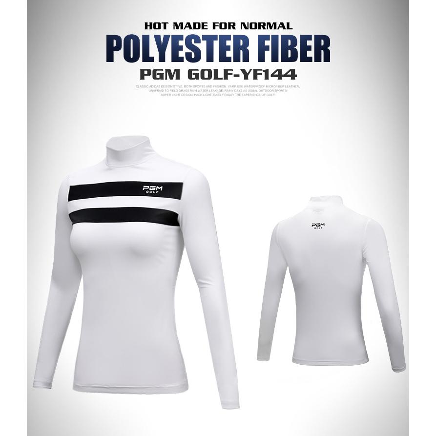 PGM 秋冬用　ゴルフウェア　レディース　スポーツウェア　長袖　インナーシャツ　アンダーシャツ　高弾力性　通気性　吸汗速乾　二色ミックス　シンプル |  | 07
