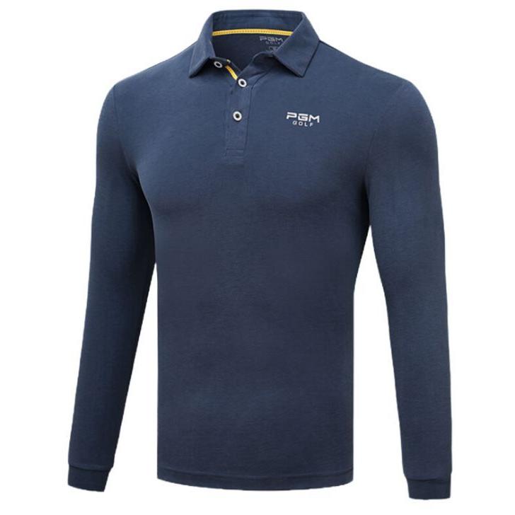 PGM 秋冬用　紳士　ゴルフメンズウェア メンズウェア　長袖　Tシャツ　ポロシャツ　試合服　ユニフォーム　くすみカラー　弾力性　吸汗 |  | 02