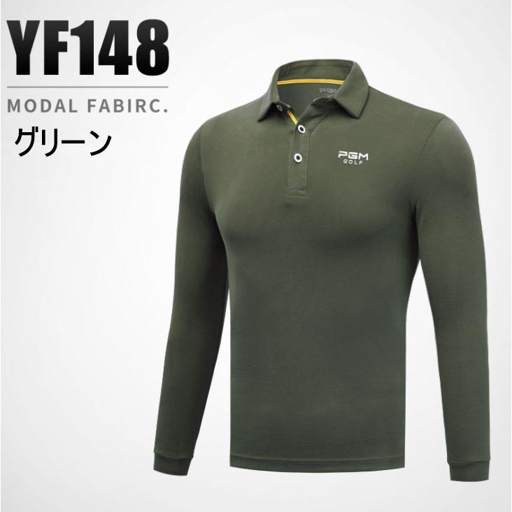 PGM 秋冬用　紳士　ゴルフメンズウェア メンズウェア　長袖　Tシャツ　ポロシャツ　試合服　ユニフォーム　くすみカラー　弾力性　吸汗 |  | 06