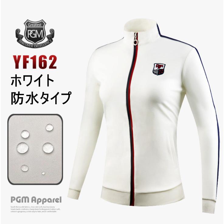 PGM 秋冬用　ゴルフウェア　レディースウェア　アウター　ジャケット　長袖　ジップアップブルゾン　立ち襟　ストレッチ性　保温　防水　軽い　シンプル |  | 11