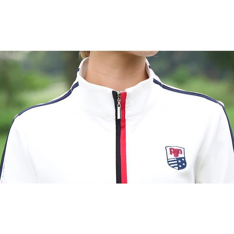 PGM 秋冬用　ゴルフウェア　レディースウェア　アウター　ジャケット　長袖　ジップアップブルゾン　立ち襟　ストレッチ性　保温　防水　軽い　シンプル |  | 09