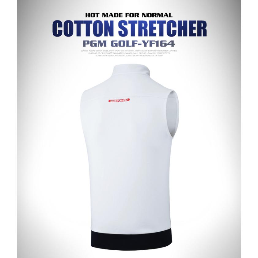 PGM 秋冬用　ゴルフウェア　ベスト　メンズアウター　立ち襟　保温　防寒　防水　シンプル |  | 02
