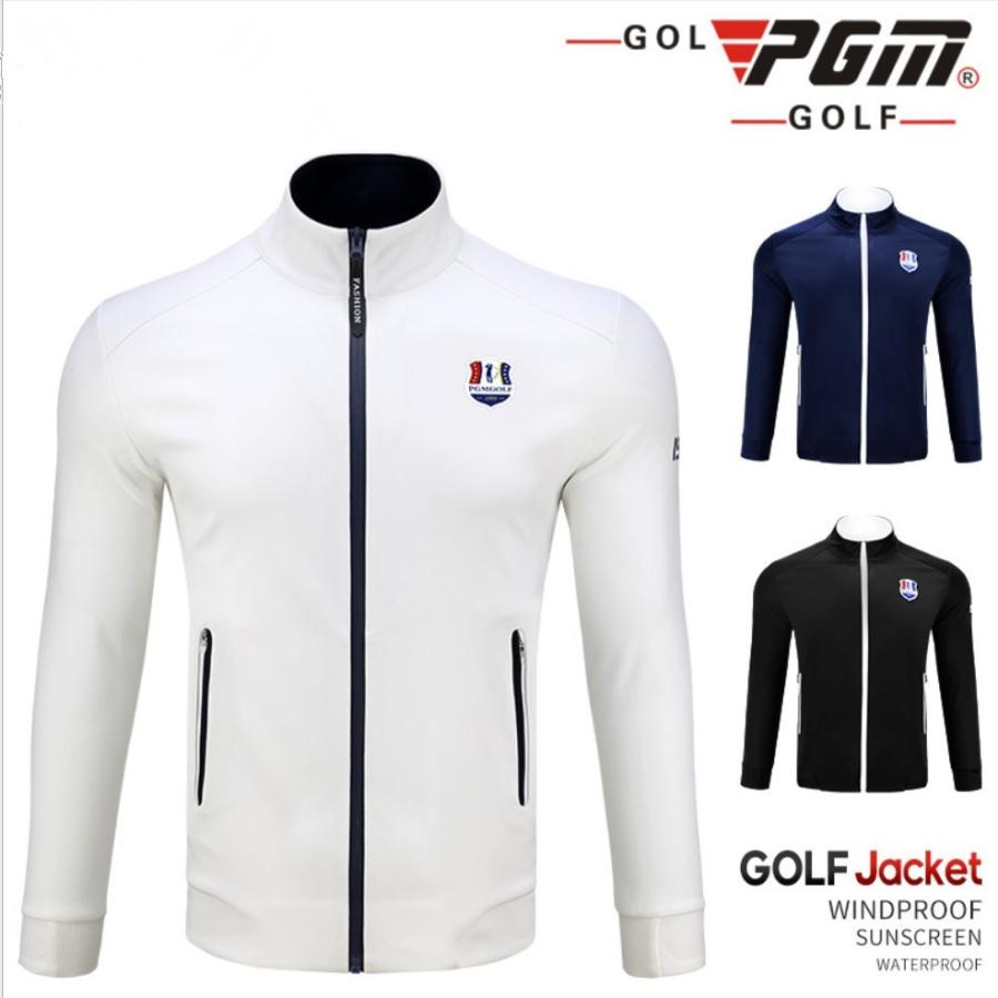 PGM 秋冬用　ゴルフメンズウェア　メンズアウター　長袖ジャケット　長袖ジャージー　防風　防雨　撥水機能　あたたかい　高弾力　ストレッチ性　シンプル |  | 04