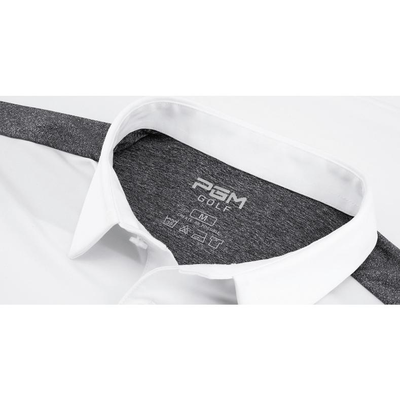 PGM 夏用 メンズウェア　ゴルフメンズウェア　メンズシャツ　半袖ポロシャツ　ストライプ柄　吸汗　弾力性　ストレッチ性　速乾性　通気性　運動しやすい |  | 04