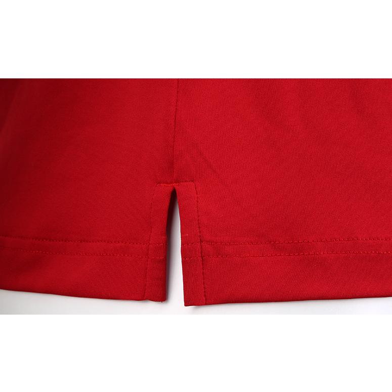 PGM 夏用 メンズウェア　ゴルフメンズウェア　スポーツウェア　半袖シャツ 　半袖ポロシャツ　ストライプ柄　レッド　吸汗　高弾力性　通気性　おしゃれ |  | 07