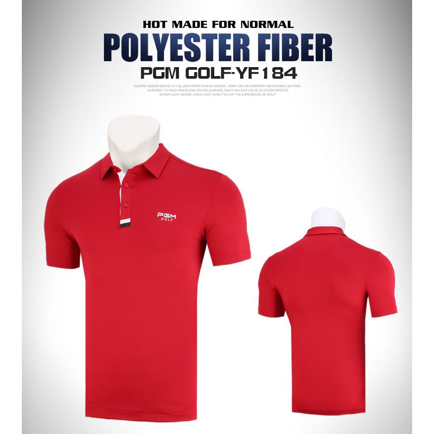 PGM 夏用 メンズウェア　ゴルフメンズウェア　半袖Tシャツ　ポロシャツ 試合着　ユニフォーム　速乾性　吸汗　通気性　高弾力　多色展開 |  | 07