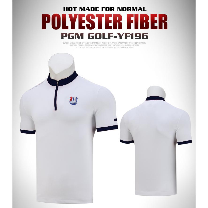 PGM 夏用 メンズウェア　ゴルフメンズウェア　半袖Tシャツ 　半袖ポロシャツ　 カジュアル　ハーフジップ　速乾性　吸汗　高弾力性　通気性　軽量　 |  | 06