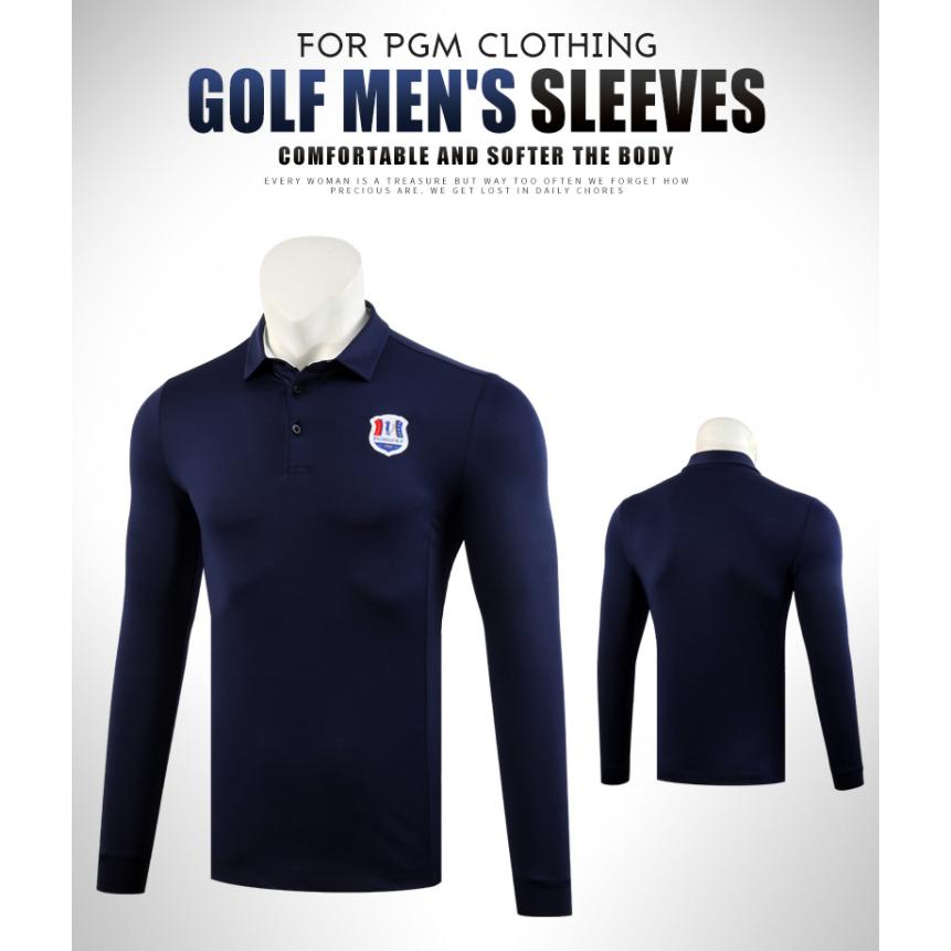 PGM 秋冬用　紳士　ゴルフメンズウェア メンズウェア　スポーツウェア　長袖　Tシャツ　ポロシャツ　弾力性　動きやすい　通気性　吸汗　保温　 |  | 02