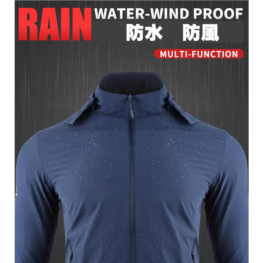 PGM 人気　秋冬用　ゴルフメンズウェア　メンズウェア　スポーツウェア　長袖ジャケット　アウター　ブルゾン　フード取り外し　防寒　防水機能　 |  | 05