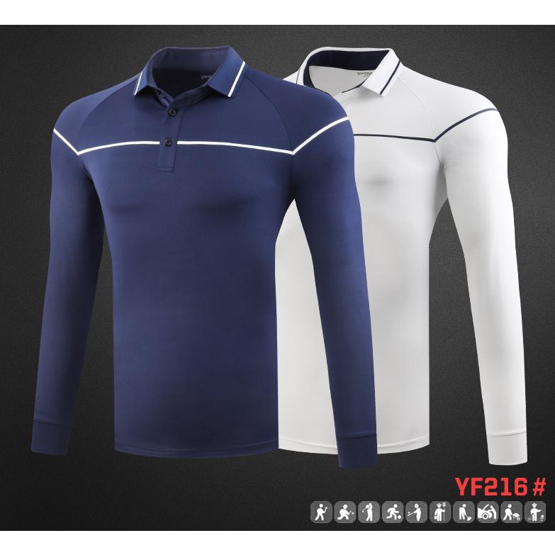 PGM 秋冬用　紳士　ゴルフメンズウェア メンズウェア　長袖　Tシャツ　ポロシャツ　試合服　ユニフォーム　弾力性　保温 |  | 01