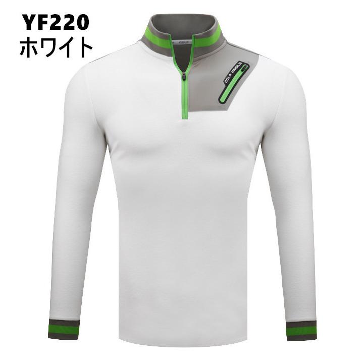 PGM 秋冬用　ゴルフメンズウェア メンズウェア　スポーツウェア　長袖　Tシャツ　ハーフジップ　裏起毛　厚手　あたたかい　防風　保温　 |  | 05