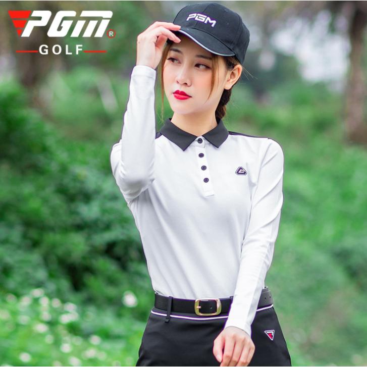 Pgm 春夏用 ゴルフウェア レディース スポーツウェア 長袖 ポロシャツ 二色ミックス 弾力性 通気性 吸汗速乾 おしゃれ かわいい シンプル Yf235 Tocyo雑貨 通販 Yahoo ショッピング