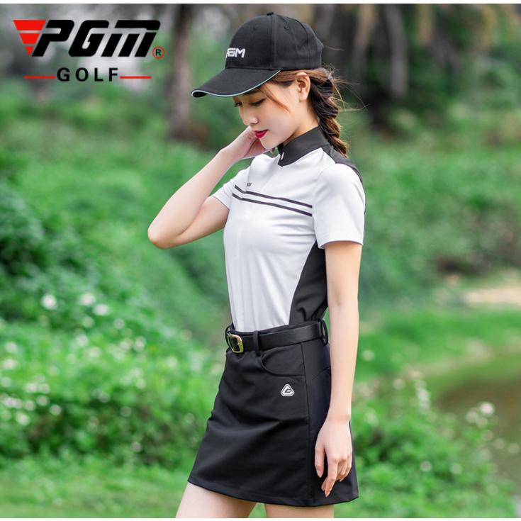 PGM 夏用 ゴルフウェア レディース スポーツウェア 半袖Tシャツ