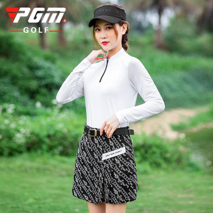 PGM 夏用 ゴルフウェア レディース スポーツウェア 長袖Tシャツ