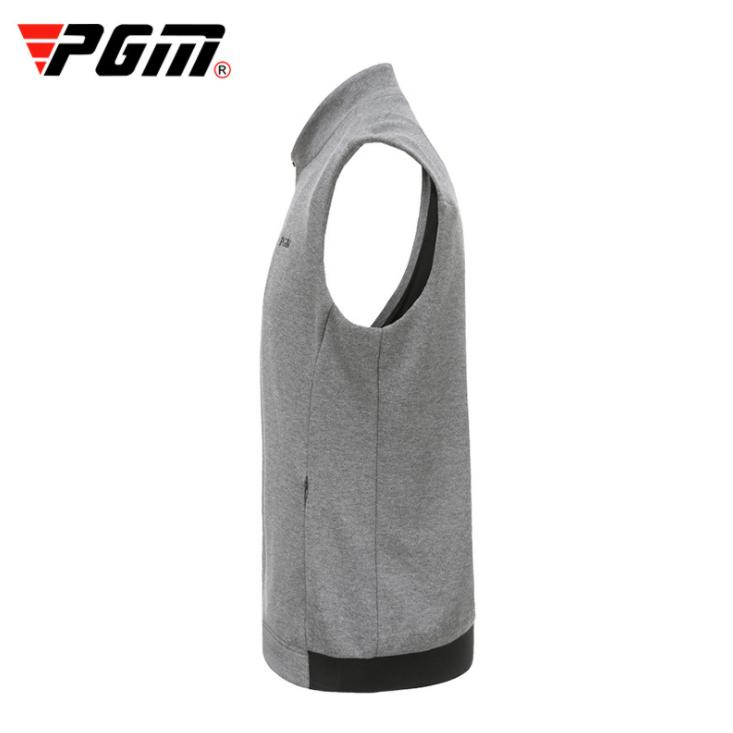 PGM 秋冬用　ゴルフウェア　メンズウェア　メンズベスト　ベスト　立ち襟　ハーフジップ　厚手　保温　防寒　通気性　シンプル |  | 07