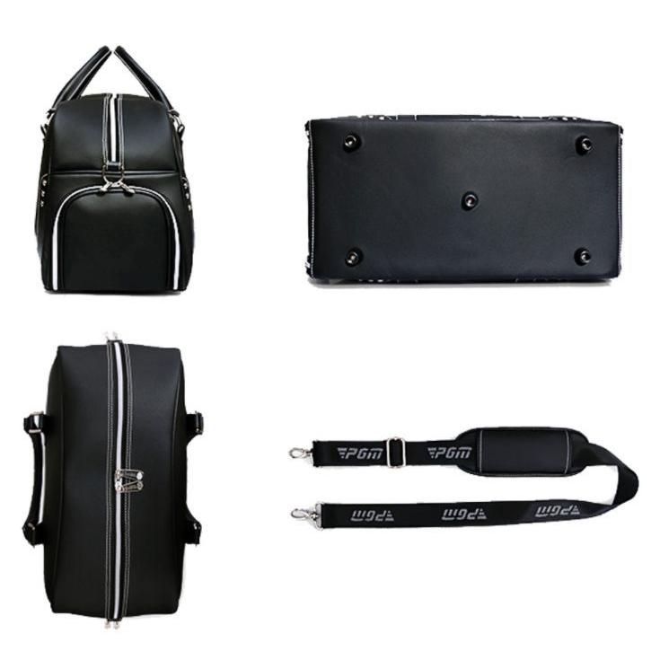 PGM ゴルフバッグ　ボストンバッグ　ショルダーバッグ　トートバッグ 2way　シューズケースつき　レザー　多機能　ブラック　おしゃれ　 |  | 03