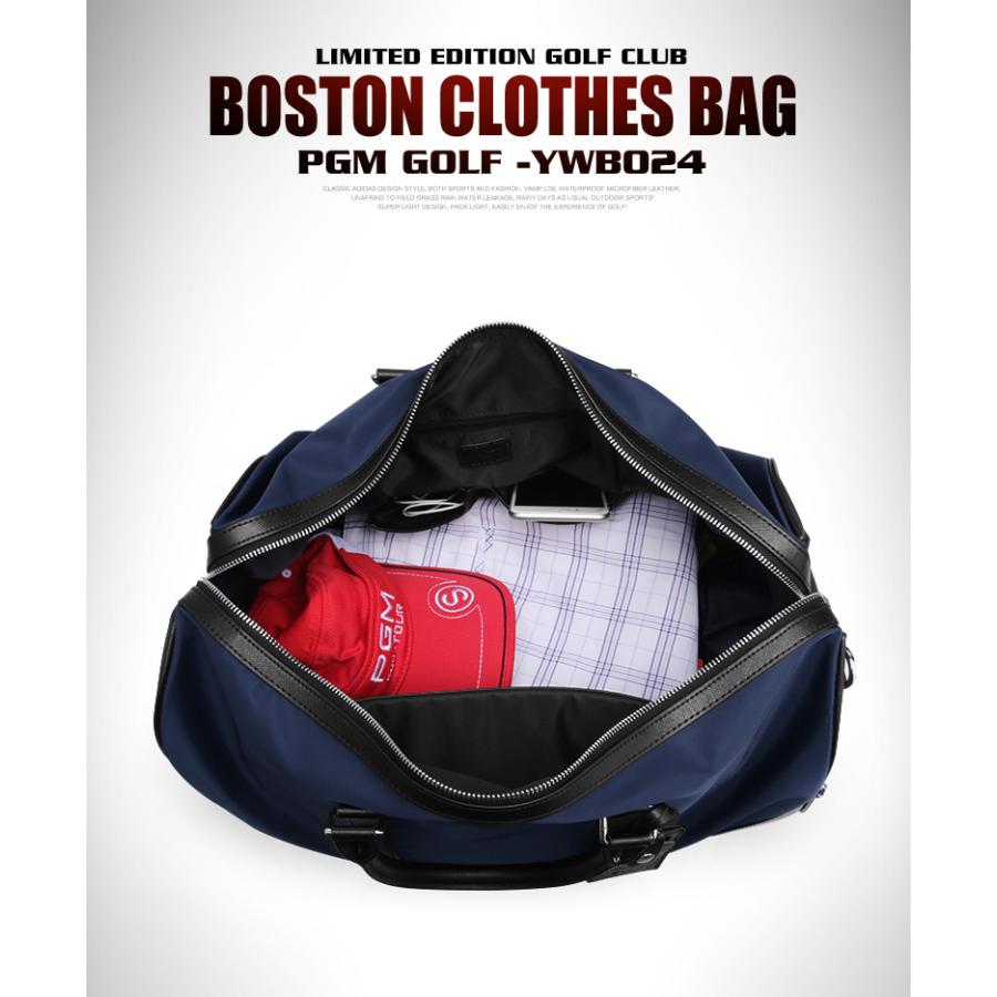 PGM ゴルフバッグ　ボストンバッグ　ショルダーバッグ　トートバッグ　マット素材　2way　大容量　シューズケースつき　多機能　おしゃれ　軽量 |  | 10