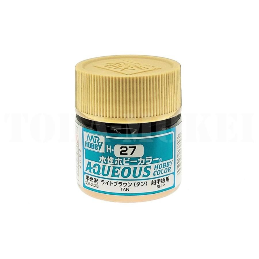 GSIクレオス 水性ホビーカラー H27 半光沢 ライトブラウン（タン