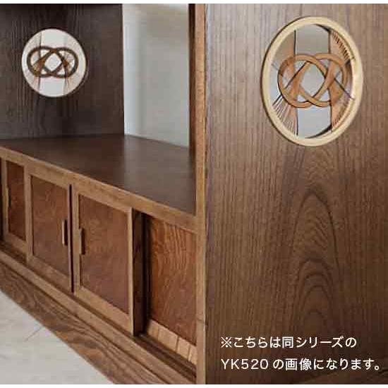 置き床　置床　飾り棚　和家具 飾り棚 和風 和室 置床 床の間 飾棚 庵 YK521 幅60cm 静岡県産 : 戸田