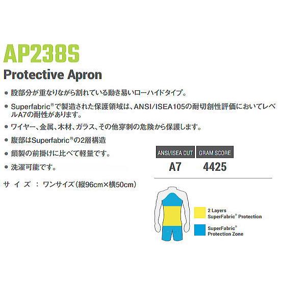 HEX　ARMOR　ヘックスアーマー　Apron　AP238S　Protective　エプロン
