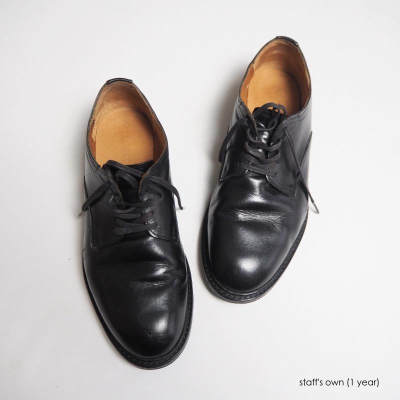 Allen Edmonds アレンエドモンズ プレーントゥシューズ 3Eワイズ TREVOR / BLACK CALFの画像