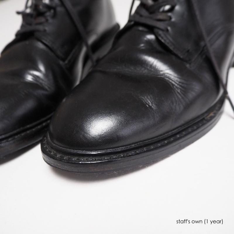 Allen Edmonds アレンエドモンズ プレーントゥシューズ 3Eワイズ TREVOR / BLACK CALFの画像