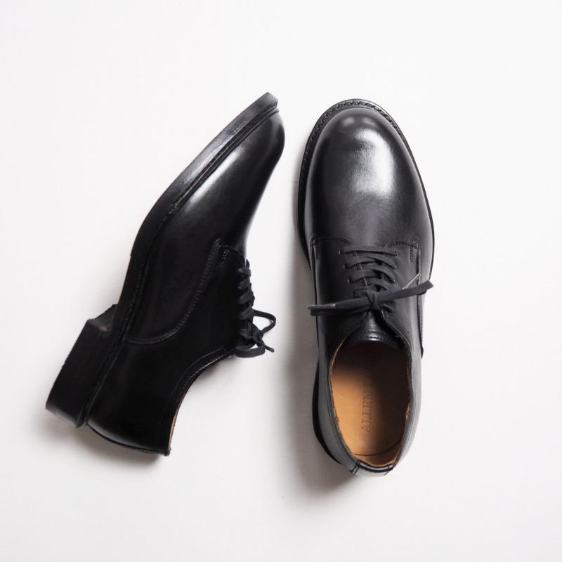 Allen Edmonds アレンエドモンズ プレーントゥシューズ 3Eワイズ TREVOR / BLACK CALFの画像