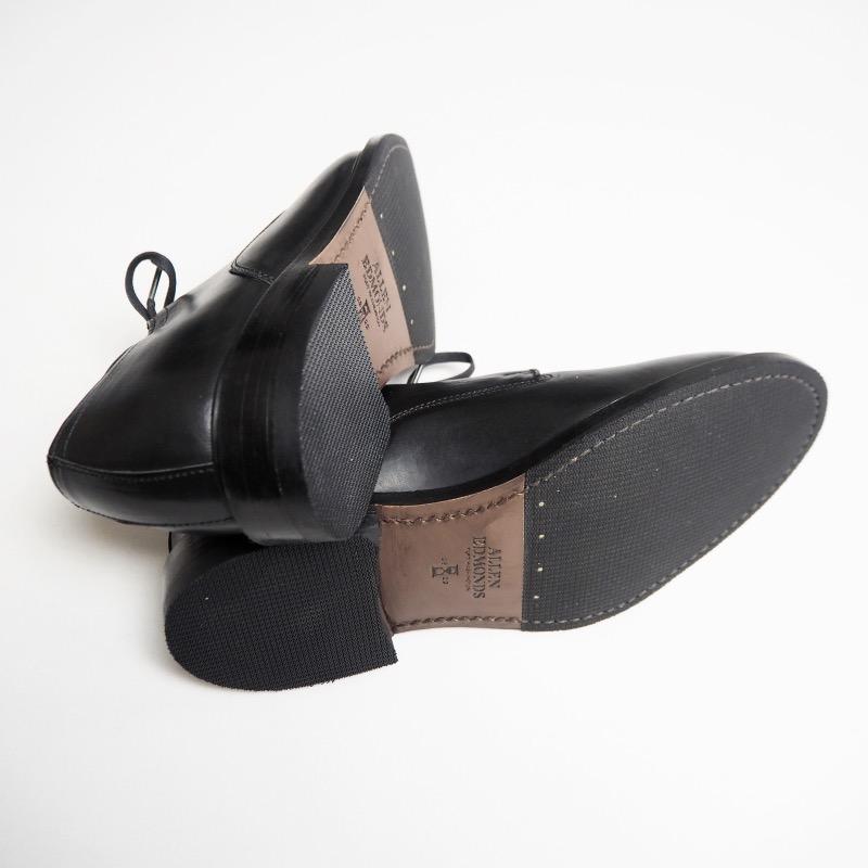 Allen Edmonds アレンエドモンズ プレーントゥシューズ 3Eワイズ TREVOR / BLACK CALFの画像
