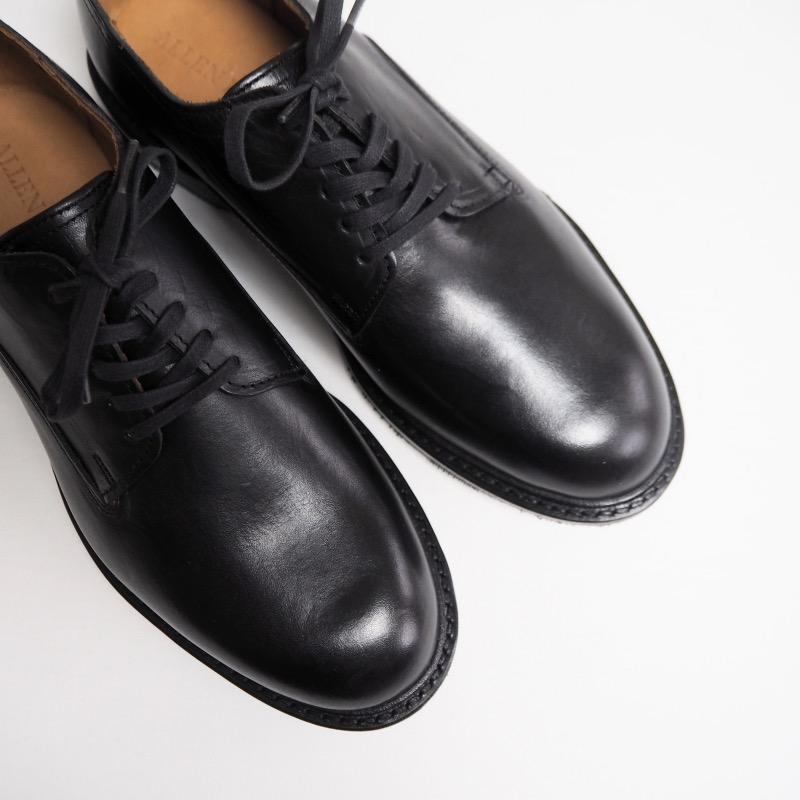 Allen Edmonds アレンエドモンズ プレーントゥシューズ 3Eワイズ TREVOR / BLACK CALFの画像