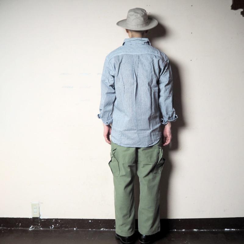 BEN DAVIS（ベンデイビス） ハーフジップワークシャツ LONG SLEEVE 100