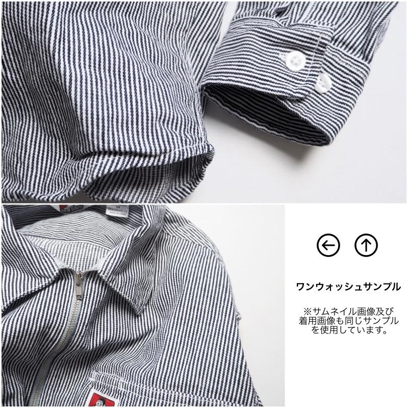 BEN DAVIS（ベンデイビス） ハーフジップワークシャツ LONG SLEEVE 100