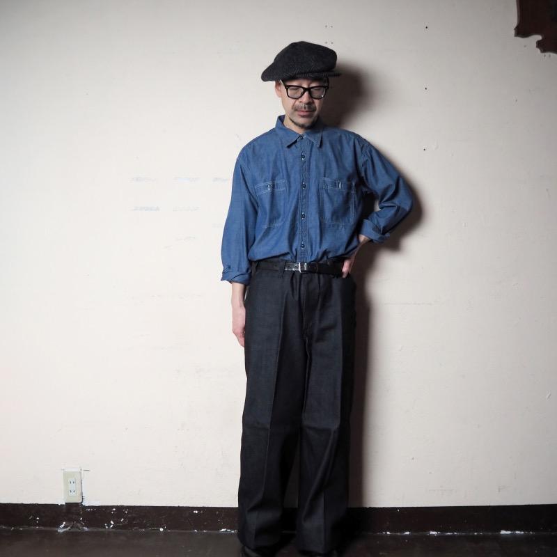 BEN DAVIS（ベンデイビス） デニムワイドワークパンツ GORILLA CUT