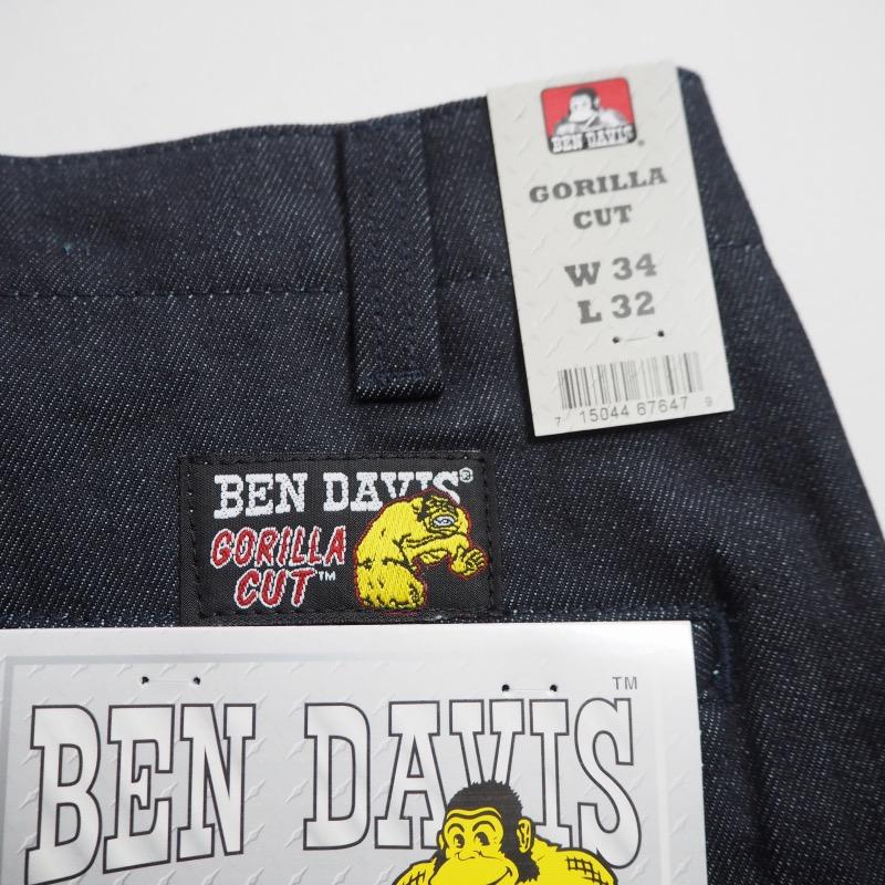 BEN DAVIS（ベンデイビス） デニムワイドワークパンツ GORILLA CUT