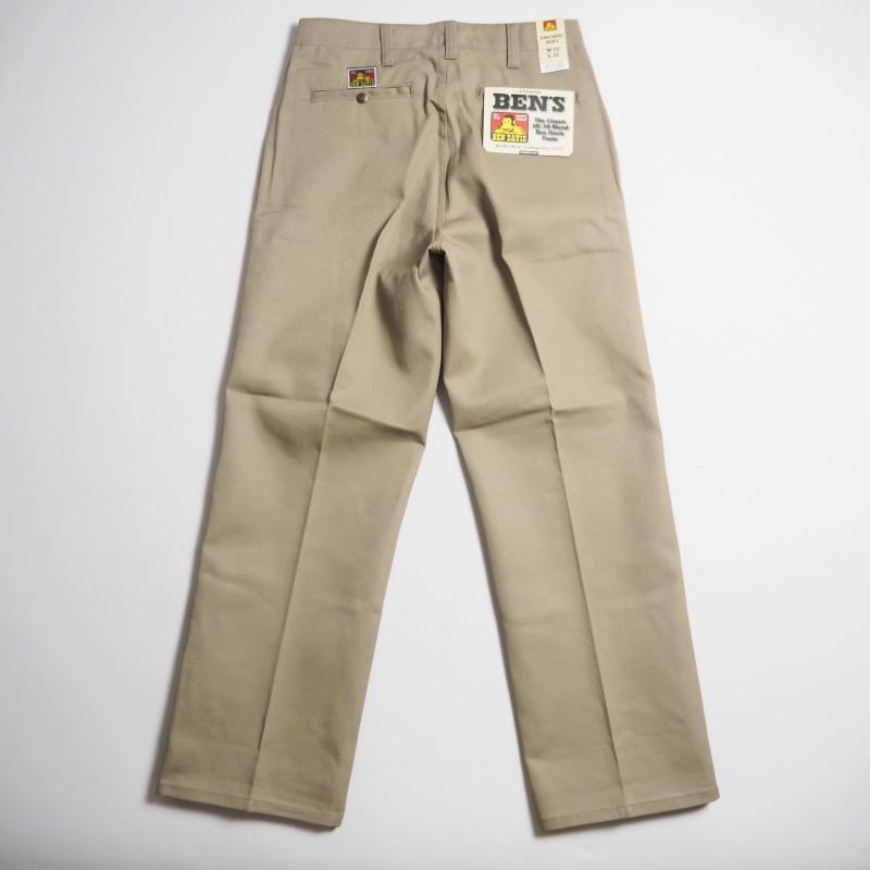 90s USA製 BEN DAVIS ワークパンツ チノパン ベージュW36相当 BEN DAVIS（ベンデイビス） チノパン ワークパンツ ORIGINAL BEN'S
